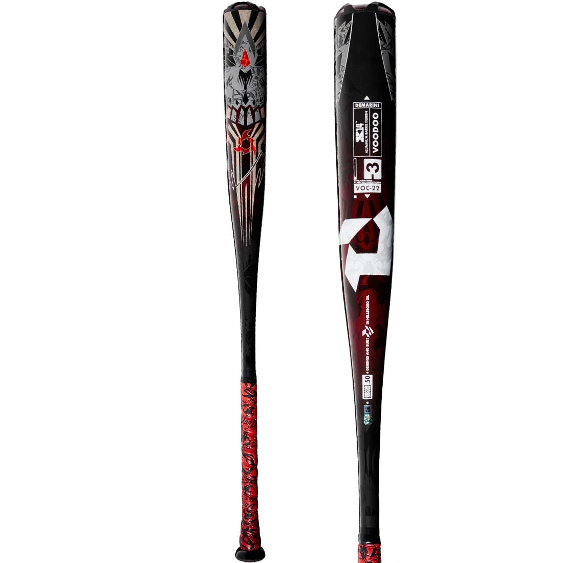 2022 DeMarini Voodoo One BBCOR (-3) Baseball Bat: WTDXVOC-22