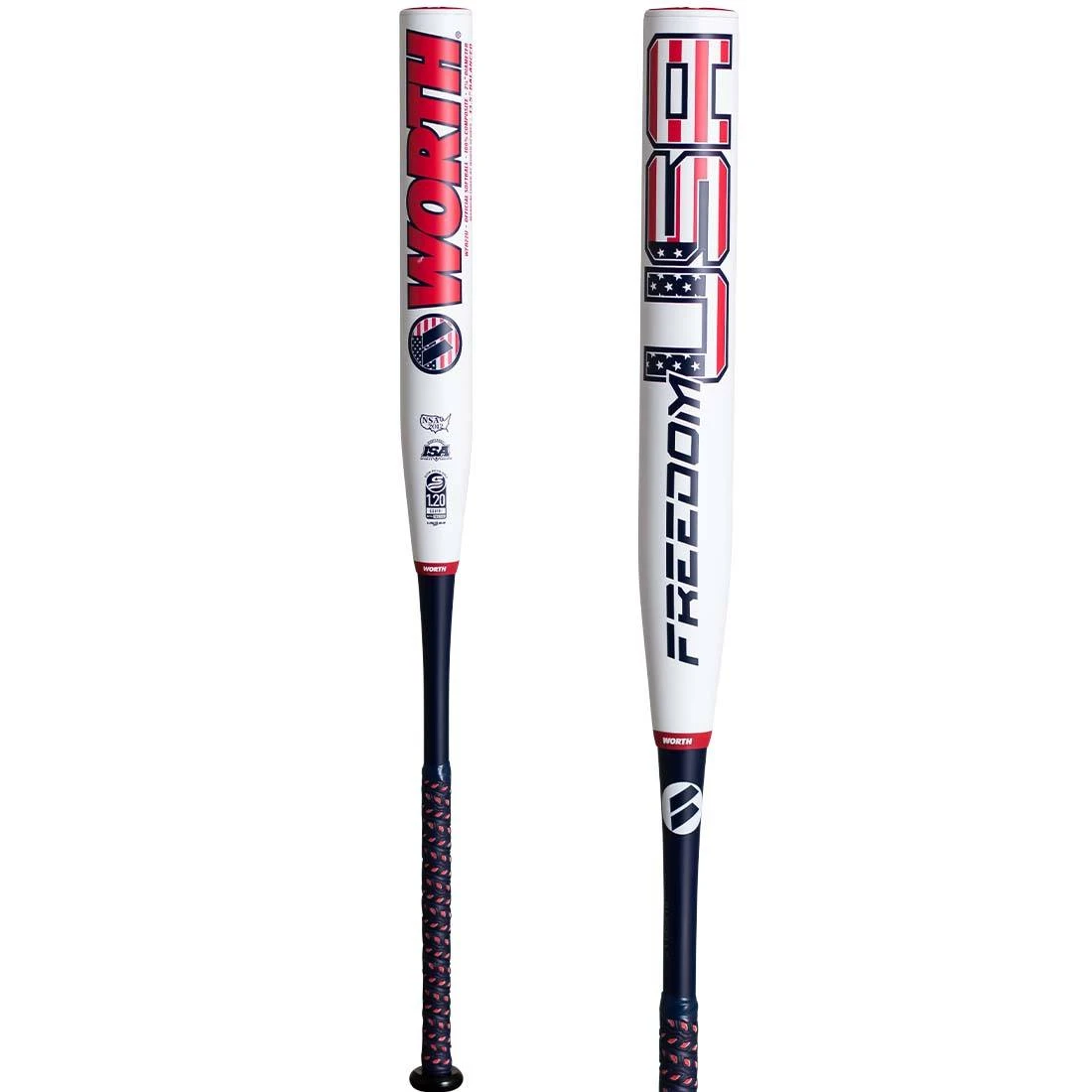 2022 Worth Freedom Balanced 13.5" USSSA Slowpitch Softball Bat: WFR22U 1 2022 Worth Freedom Balanced 13.5" USSSA Slowpitch Softball Bat: WFR22U