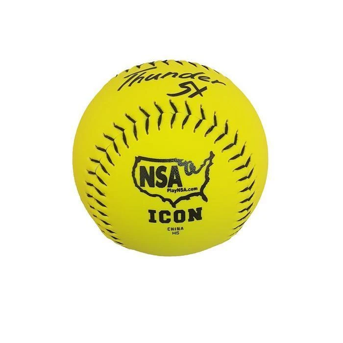 Dudley Thunder SY HYCON ICON NSA 12" Synthetic Slowpitch Softballs (DOZEN): 4E824Y 2 Dudley Thunder SY HYCON ICON NSA 12" Synthetic Slowpitch Softballs (DOZEN): 4E824Y - Image 2