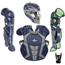 All-Star S7 Axis Elite (Ages 12-16) Catcher's Kit NOCSAE Approved: CKCC1216S7X 7 All-Star S7 Axis Elite (Ages 12-16) Catcher's Kit NOCSAE Approved: CKCC1216S7X -Baseball Gear Store All StarS7AxisElite Ages12 16 Catcher sKitNOCSAEApproved CKCC1216S7XNavy