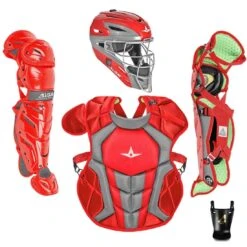 All-Star S7 Axis Elite (Ages 12-16) Catcher's Kit NOCSAE Approved: CKCC1216S7X 9 All-Star S7 Axis Elite (Ages 12-16) Catcher's Kit NOCSAE Approved: CKCC1216S7X -Baseball Gear Store All StarS7AxisElite Ages12 16 Catcher sKitNOCSAEApproved CKCC1216S7XRED