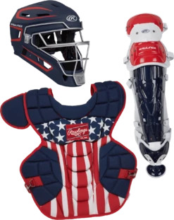 Rawlings Youth USA VELO 2.0 Catcher's Gear Box Set: CSV2Y-NSW