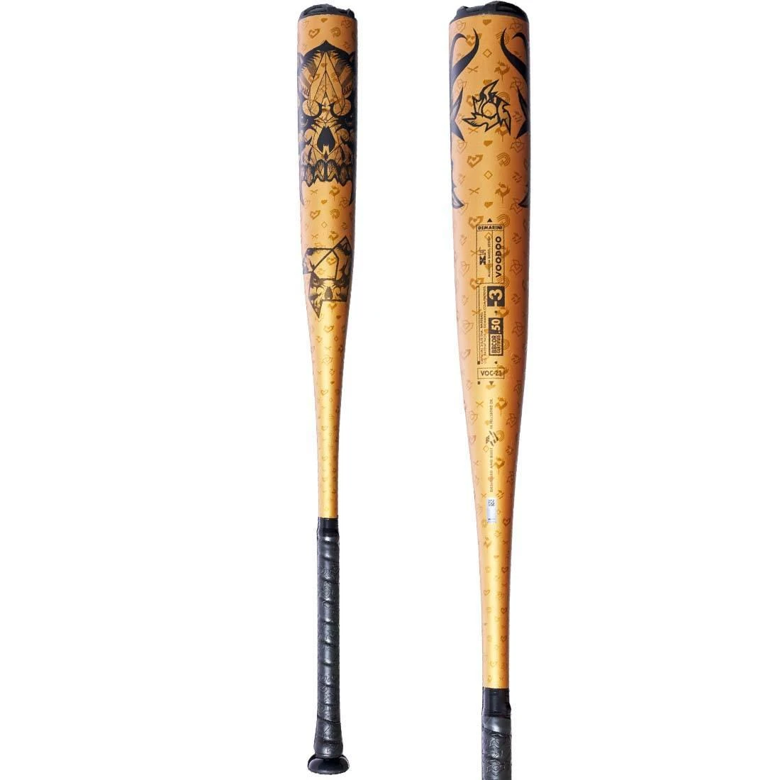 2023 DeMarini Voodoo One Gold BBCOR (-3) Baseball Bat: WBD2352010 1 2023 DeMarini Voodoo One Gold BBCOR (-3) Baseball Bat: WBD2352010