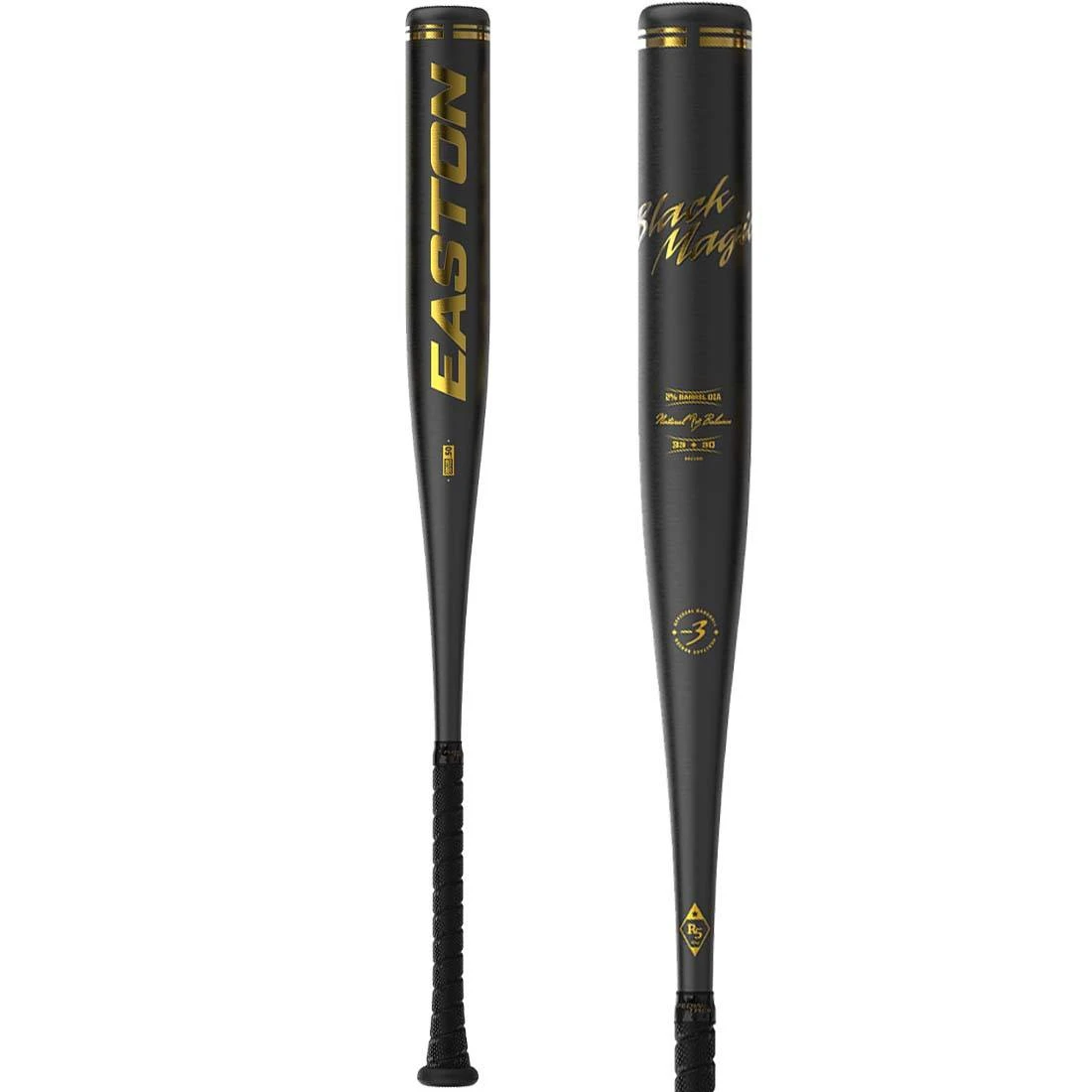 2023 Easton Black Magic Retro Mix (-3) BBCOR Baseball Bat: BB23BM 1 2023 Easton Black Magic Retro Mix (-3) BBCOR Baseball Bat: BB23BM