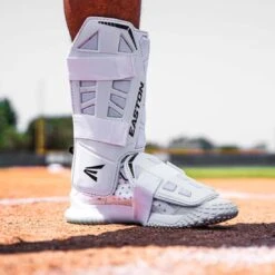 Easton Baseball/Softball Batter's Protective Leg Guard (Multiple Colors) 10 Easton Baseball/Softball Batter's Protective Leg Guard (Multiple Colors) -Baseball Gear Store Easton Leg Guard Lifestyle 1