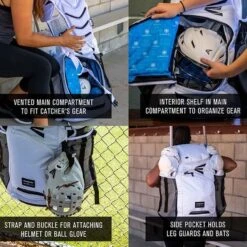 Easton Jen Schro Catcher's Backpack: 8073091 -Baseball Gear Store Jen Catchers bag tech