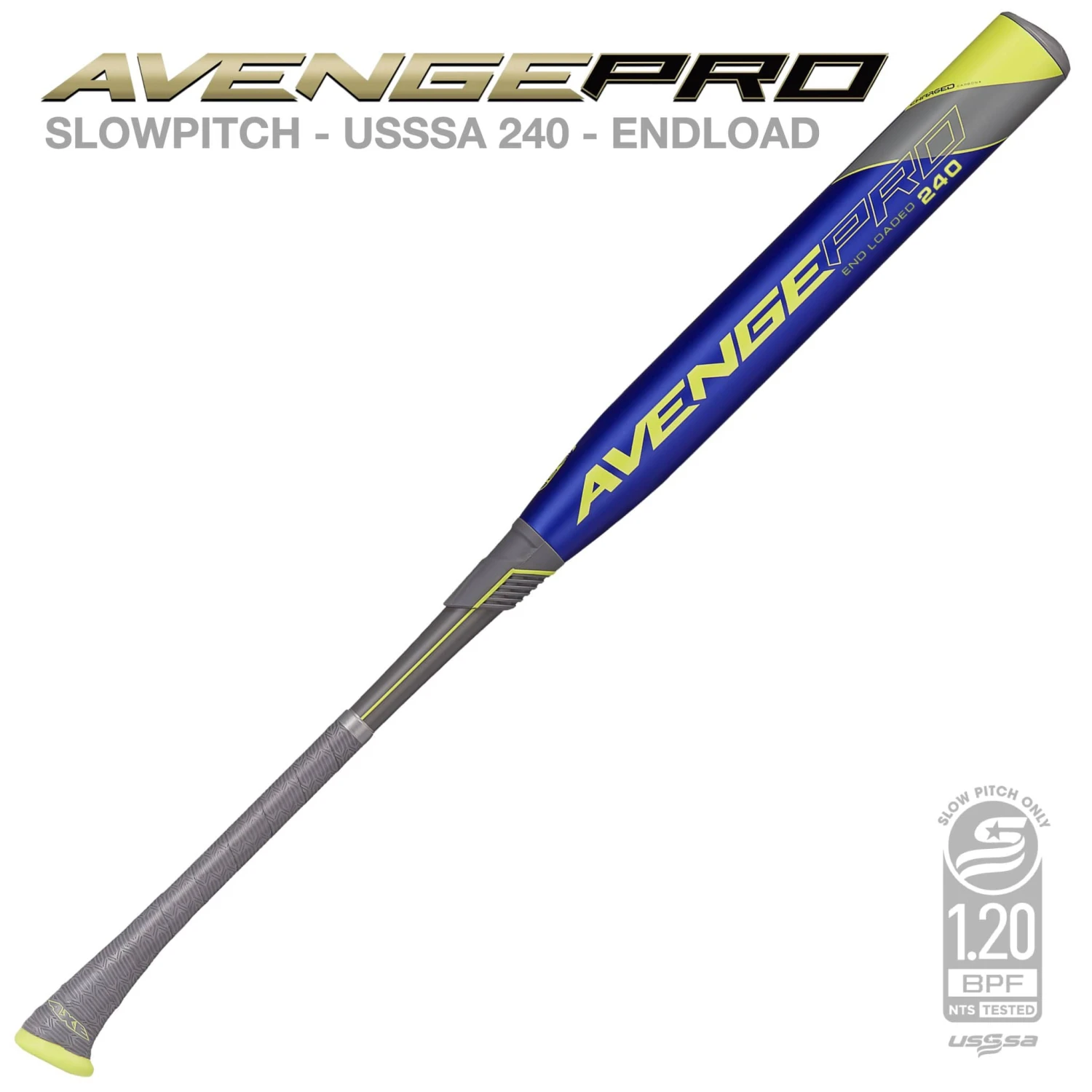 2022 Axe Avenge Pro 240 USSSA Slowpitch Softball Bat - Endloaded: L154JP-E 1 2022 Axe Avenge Pro 240 USSSA Slowpitch Softball Bat - Endloaded: L154JP-E