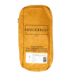 Bruce Bolt PREMIUM PRO Long Cuff Batting Gloves: White 10 Bruce Bolt PREMIUM PRO Long Cuff Batting Gloves: White -Baseball Gear Store LC WHTG BAG