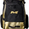 2022 Miken MK7X Baseball & Softball Backpack (Freak Gold Series): MKMK7X-BP-GLD