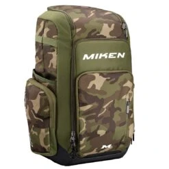 Miken Deluxe Slowpitch Backpack: MBA004 -Baseball Gear Store MikenDeluxeSlowpitchBackpack MBA004 CAMO
