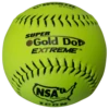 Worth 12" Super Gold Dot NSA Slowpitch Softballs (Dozen): NI12CY