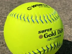 Worth 12" Super Gold Dot PRO M USSSA Slowpitch Softballs (Dozen): UM12CY -Baseball Gear Store PhotoMar11 121056PM scaled