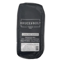 Bruce Bolt PREMIUM PRO Chrome Series Short Cuff Batting Gloves: White 11 Bruce Bolt PREMIUM PRO Chrome Series Short Cuff Batting Gloves: White -Baseball Gear Store SC CHRW BAG