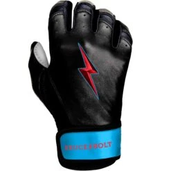 Bruce Bolt PREMIUM PRO BRINSON Series Short Cuff Batting Gloves: Black 8 Bruce Bolt PREMIUM PRO BRINSON Series Short Cuff Batting Gloves: Black -Baseball Gear Store SC LBB RIGHT