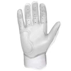 Bruce Bolt PREMIUM PRO BRINSON Series Short Cuff Batting Gloves: White 7 Bruce Bolt PREMIUM PRO BRINSON Series Short Cuff Batting Gloves: White -Baseball Gear Store SC LBW PALM