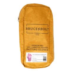 Bruce Bolt PREMIUM PRO Short Cuff Batting Gloves: Red 15 Bruce Bolt PREMIUM PRO Short Cuff Batting Gloves: Red -Baseball Gear Store SC REDG BAG