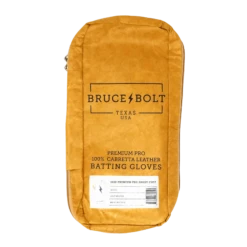 Bruce Bolt PREMIUM PRO Short Cuff Batting Gloves: White 15 Bruce Bolt PREMIUM PRO Short Cuff Batting Gloves: White -Baseball Gear Store SC WHTG BAG