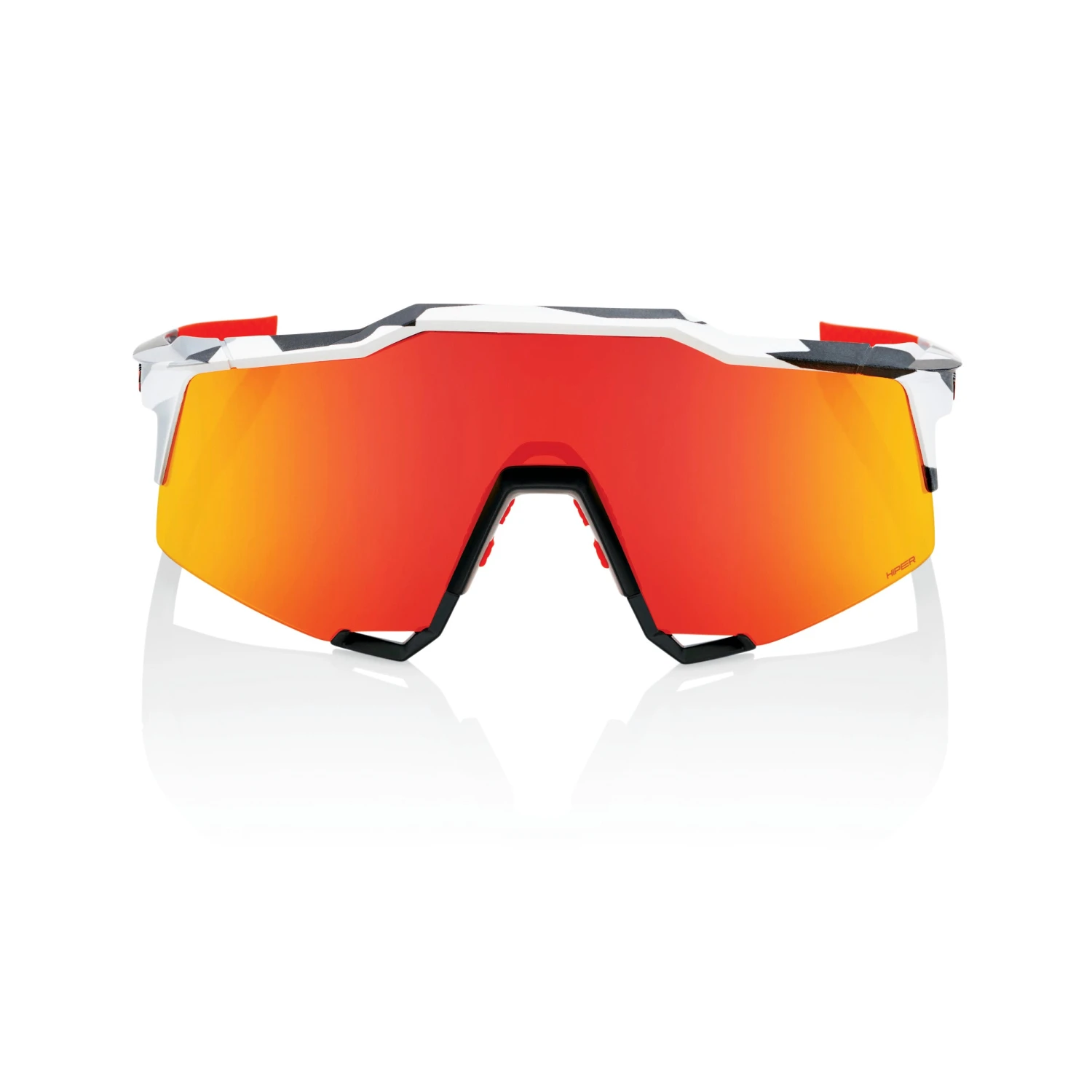 100% SPEEDCRAFT Sunglasses Soft Tact Grey Camo - HiPER Red Multilayer Mirror Lens 2 100% SPEEDCRAFT Sunglasses Soft Tact Grey Camo - HiPER Red Multilayer Mirror Lens - Image 2