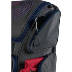 DeMarini Special Ops Front Line Wheeled Roller Bag: WB57109 15 DeMarini Special Ops Front Line Wheeled Roller Bag: WB57109 -Baseball Gear Store SidePocketView