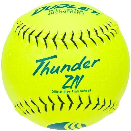 Dudley Thunder ZN 11" Classic W USSSA Slowpitch Softballs (DOZEN): 4U553 1 Dudley Thunder ZN 11" Classic W USSSA Slowpitch Softballs (DOZEN): 4U553