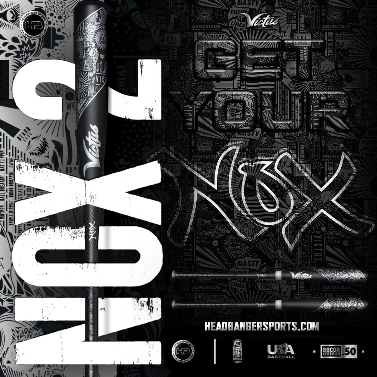 Victus NOX 2 Senior League (-5) USSSA Baseball Bat: VSBN2Y5 4 Victus NOX 2 Senior League (-5) USSSA Baseball Bat: VSBN2Y5 - Image 4