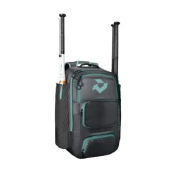2022 DeMarini Spectre Baseball And Softball Backpack: WB57176 -Baseball Gear Store WB5717602 1 Spectre Backpack Grey Mint.png.cq5dam.web .1200.1200