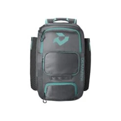 2022 DeMarini Spectre Baseball And Softball Backpack: WB57176 -Baseball Gear Store WB5717602 2 Spectre Backpack Grey Mint.png.cq5dam.web .1200.1200