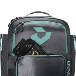 2022 DeMarini Spectre Baseball And Softball Backpack: WB57176 -Baseball Gear Store WB5717602 5 Spectre Backpack Grey Mint.png.cq5dam.web .1200.1200