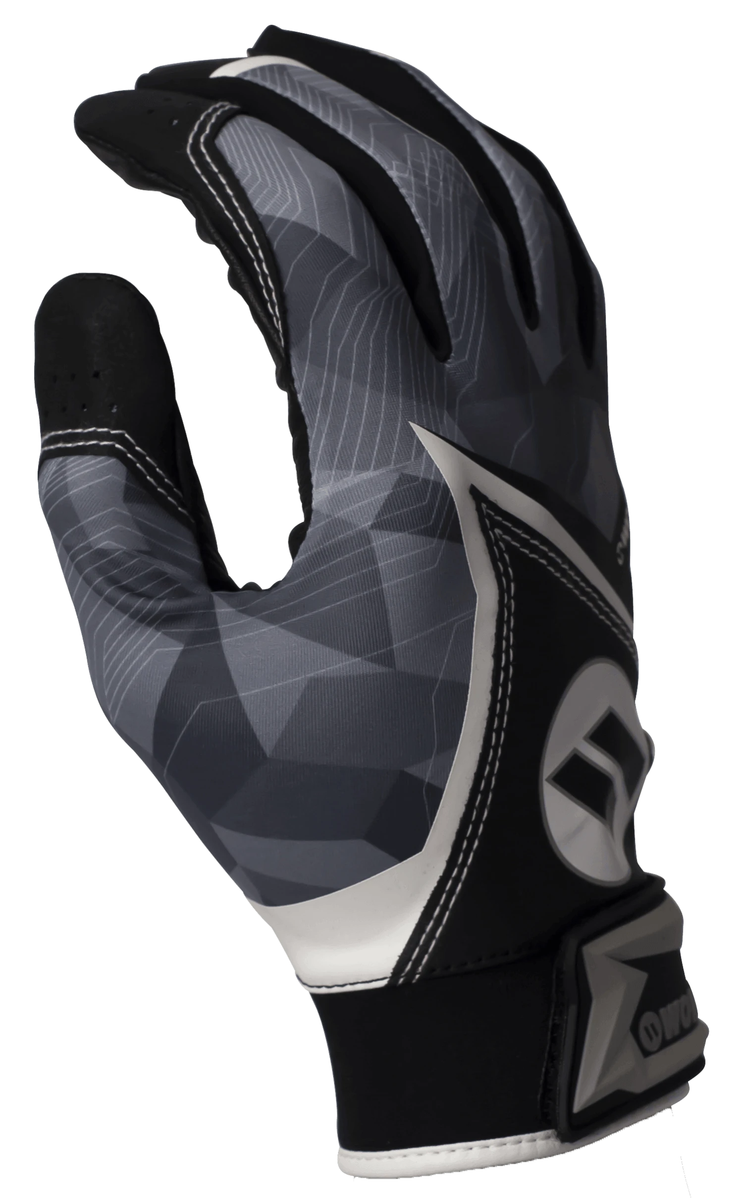 2020 Black Worth Batting Gloves: WBGL20-BLK 3 2020 Black Worth Batting Gloves: WBGL20-BLK - Image 3