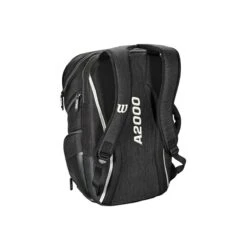 Wilson A2000 Players Backpack Bat Bag: WTA2000 19 Wilson A2000 Players Backpack Bat Bag: WTA2000 -Baseball Gear Store WTA20BPBL 3 Wilson A2000 Backpack Black Silver Back.png.cq5dam.web .1200.1200