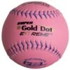 Worth Pink 12" GSL Super Gold Dot Extreme 40/325 Slowpitch Softballs (Dozen): WUC12CPXTG
