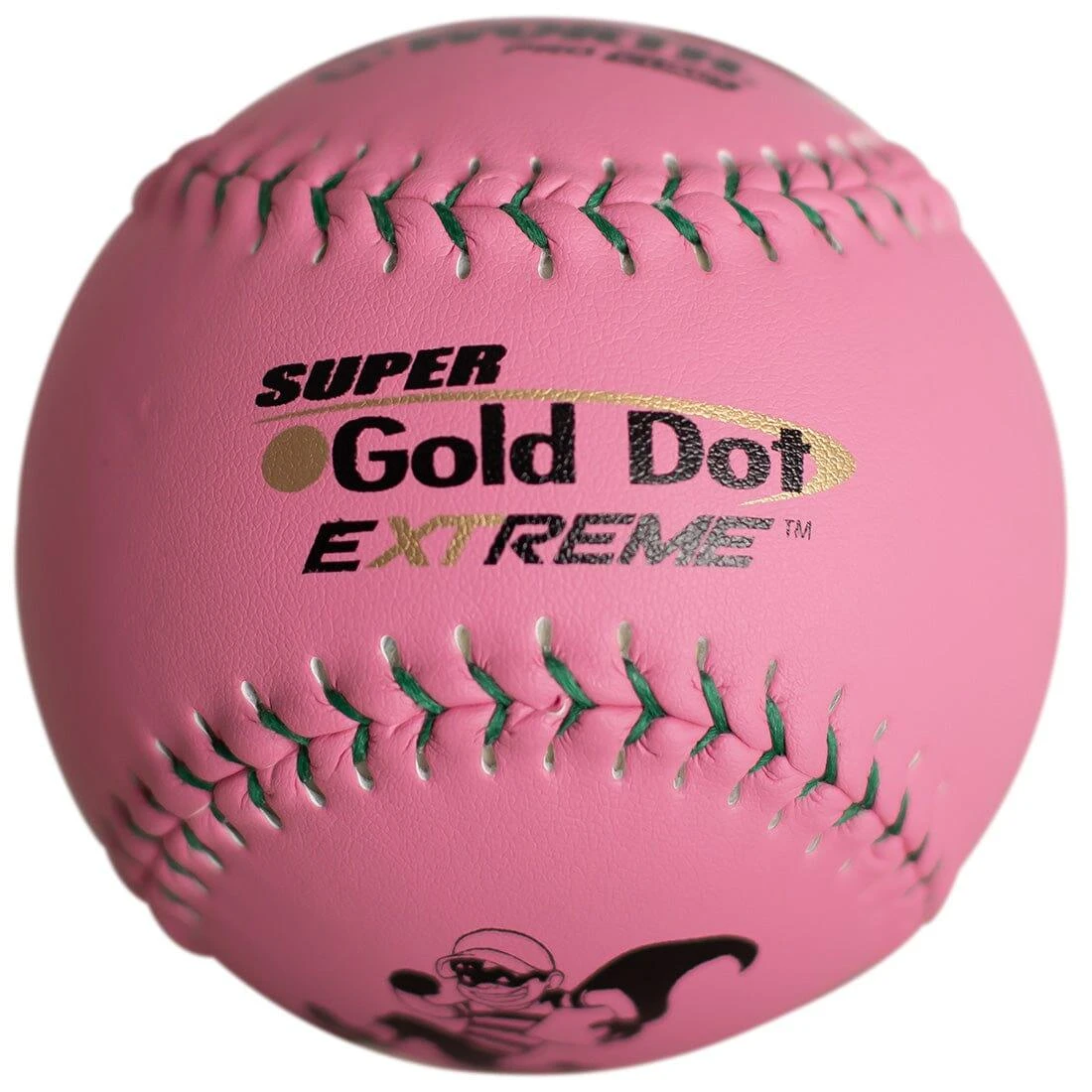 Worth Pink 12" ISA Super Gold Dot 44/400 Slowpitch Softballs (Dozen): WIS12CP 1 Worth Pink 12" ISA Super Gold Dot 44/400 Slowpitch Softballs (Dozen): WIS12CP