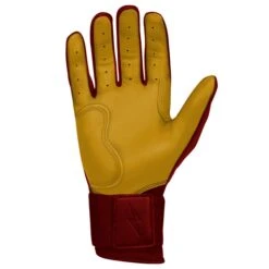 Bruce Bolt PREMIUM PRO Long Cuff Batting Gloves: Maroon 12 Bruce Bolt PREMIUM PRO Long Cuff Batting Gloves: Maroon -Baseball Gear Store premium pro long cuff batting gloves maroon brucebolt 282874