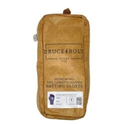 Bruce Bolt PREMIUM PRO Long Cuff Batting Gloves: Purple -Baseball Gear Store premium pro long cuff batting gloves purple brucebolt 725535