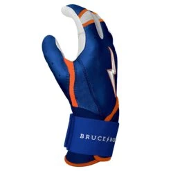 Bruce Bolt PREMIUM PRO NIMMO Long Cuff Batting Gloves: Mets Blue -Baseball Gear Store premium pro nimmo series long cuff batting gloves blue gloves brucebolt 716185
