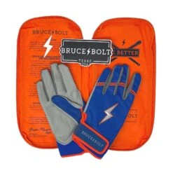 Bruce Bolt PREMIUM PRO NIMMO Short Cuff Batting Gloves: Blue -Baseball Gear Store premium pro nimmo series short cuff batting gloves blue gloves brucebolt 966194