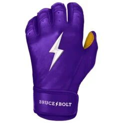 Bruce Bolt PREMIUM PRO Short Cuff Batting Gloves: Purple 9 Bruce Bolt PREMIUM PRO Short Cuff Batting Gloves: Purple -Baseball Gear Store premium pro short cuff batting gloves purple brucebolt 315746